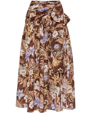 Zimmermann Floral Pattern Skirt - Multicolor