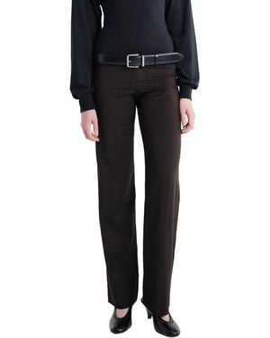 Paloma Wool Straight-Leg Casual Trousers - Black
