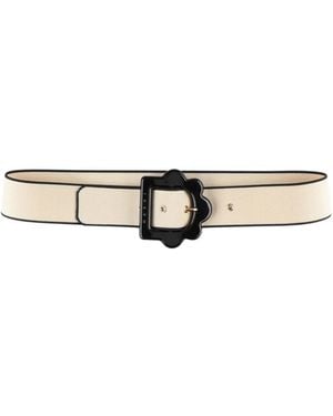 Marni Color-Block Wide Belt - White