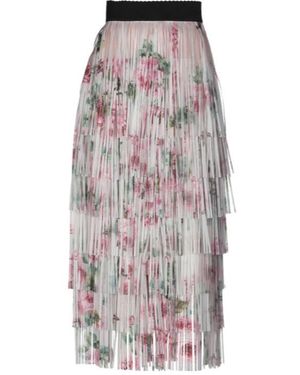 Dolce & Gabbana Midi Skirt Silk, Polyester - Pink