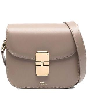 A.P.C. Grace Mini Shoulder Bag - Natural