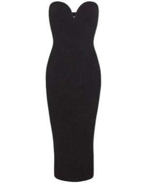 Galvan London Thalia Bustier Dress - Black