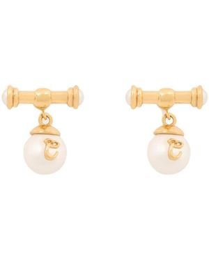 Chloé Chloé Heirloom Pearl Drop Earrings - Metallic