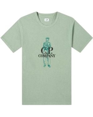 C.P. Company Logo Short Sleeves - Green