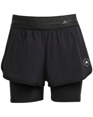 adidas By Stella McCartney Truepurpose 2-In-1 Training Shorts - Black