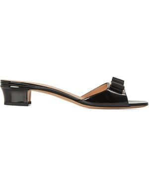 Ferragamo Versatile Minimalist High Heel Sandals - Black