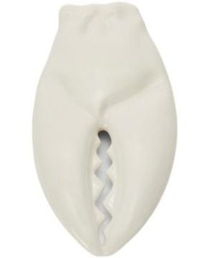 Loewe Small Claw Brooch - White