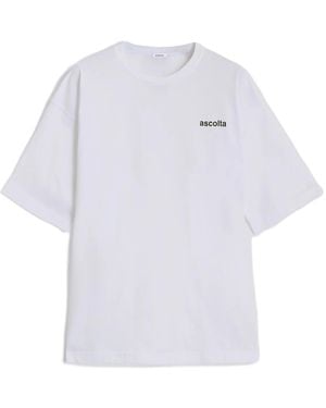 Aspesi Knitted Round-Neck T-Shirt - White
