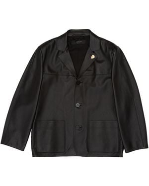 Gucci Soft Nappa Leather Jacket - Black