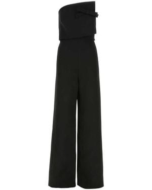 Valentino Wide-Leg Jumpsuit - Black