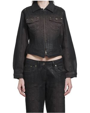 KNWLS Long-Sleeve Collared Jacket - Black