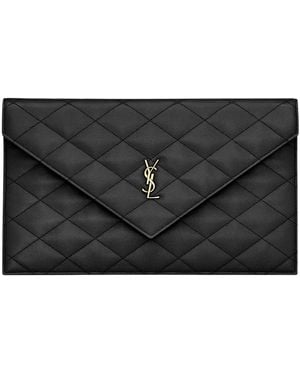 Saint Laurent Paris Pouch - Black