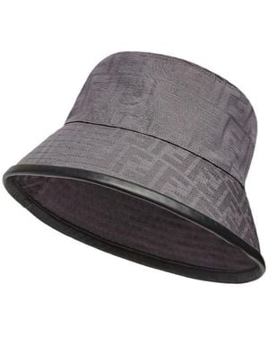 Fendi Ff Bucket Hat - Grey