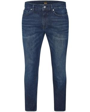 BOSS Washed Denim Pants - Blue