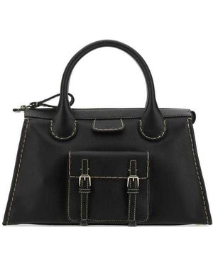 Chloé Chloé Edith Medium Tote Bag - Black