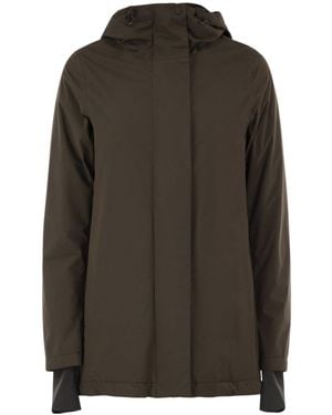 Herno Long-Sleeved Down Jacket - Green