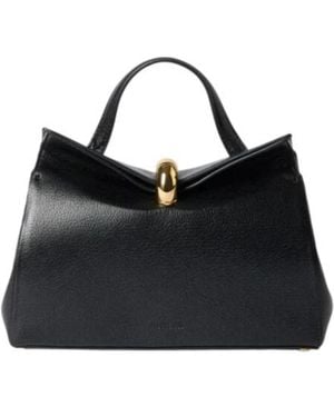 Jacquemus The Small Valérie Grained Leather Tote Bag - Black