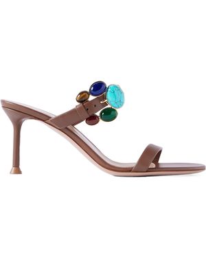 Gianvito Rossi Open Toe High Heel Sandals - Pink