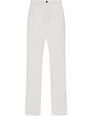 The Row Casual Trousers With Belt Loops - White