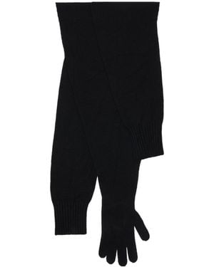 Issey Miyake November Sleeves Collection Stole Scarf - Black