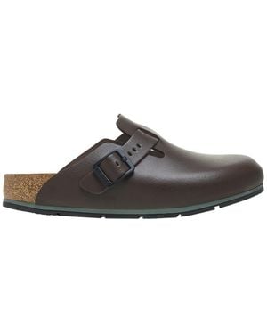 Birkenstock Boston Pro Buckle Sandals - Brown