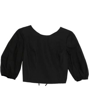 Pinko Puff-Sleeve Blouse - Black