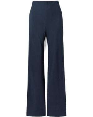 Kallmeyer Twill Wide-Leg Pants - Blue