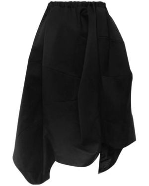Comme des Garçons Elastic-Waist Skirt - Black