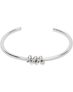 NUMBERING Open Bracelet - White