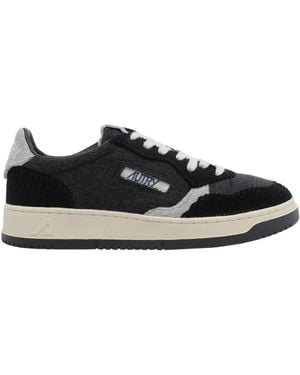 Autry Lace-Up Sneakers - Black