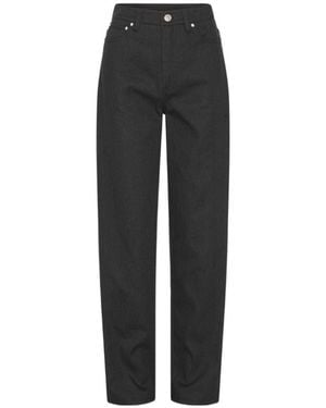 ROTATE BIRGER CHRISTENSEN Embellished High-Waist Jeans - Black