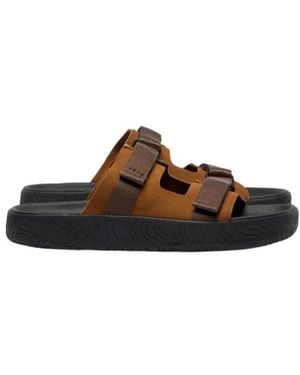 Veja Arpoador Slide Sandals - Brown