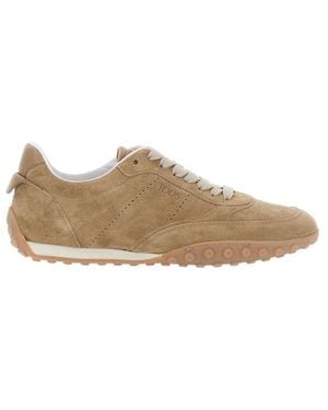 Tod's Round-Toe Low-Top Sneakers - Brown