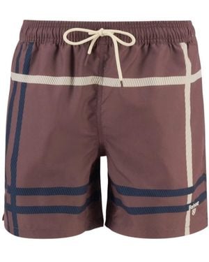 Barbour Twain Swim Shorts - Purple