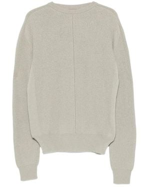 Rick Owens Long-Sleeved Knit Top - Gray