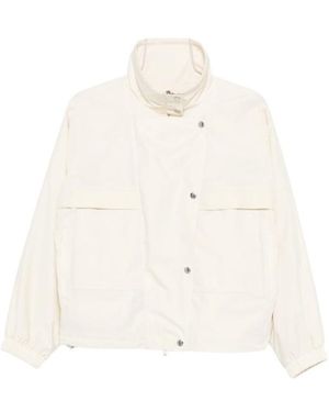 Yves Salomon Neutrals Jackets - White