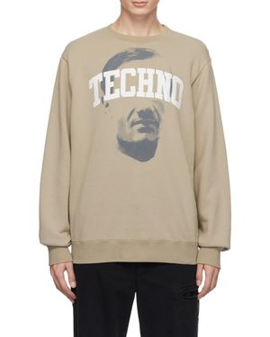 Undercover Round Neck Long-Sleeved Jumper - Natural