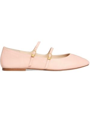 Celine Double Strap Flat Shoes - Pink