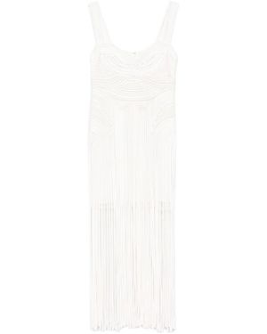 Jonathan Simkhai Fringed Midi Skirt - White