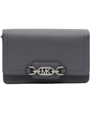 Michael Kors Logo Extra-Small Crossbody Bag - Grey