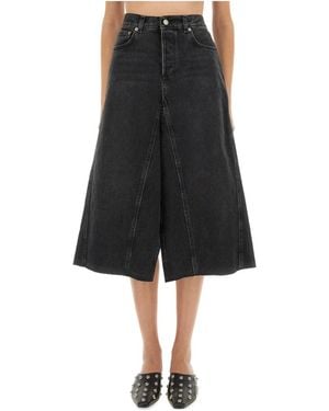 Haikure Five-Pocket Skirt - Black