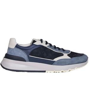 Brunello Cucinelli Low Top Lace Up Trainers - Blue