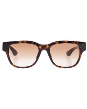 McQueen Eyewear Square Frame Sunglasses - Natural