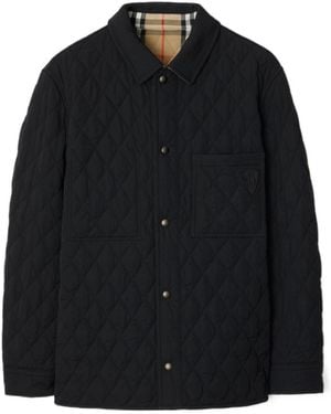 Burberry Reversible Quilted Overshirt - Black