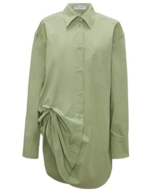 JW Anderson Jw Anderson Collared Button-Up Shirt - Green