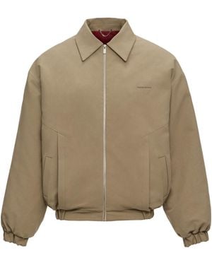 Magda Butrym Padded Jacket With Dropped Shoulder - Natural