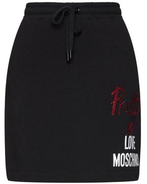 Moschino Logo Detail Skirt - Black