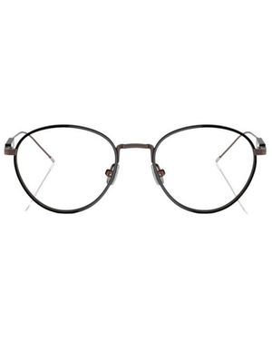 Brunello Cucinelli Round Frame Glasses - White
