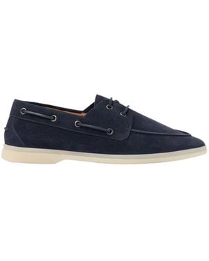SCAROSSO Lace-Up Trainers - Blue