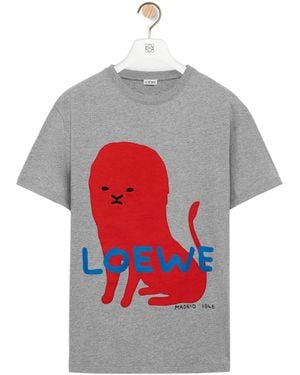Loewe Regular Fit T-Shirt - Grey
